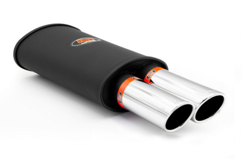 Tłumik sportowy RM Motors RM211 Fi 2x76mm