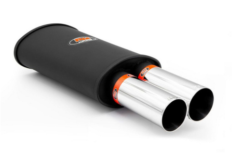 Tłumik sportowy RM Motors RM218 Fi 2x76mm