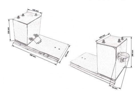 Zbiornik paliwa TurboWorks 5L Big Set