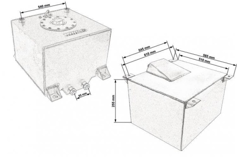 Zbiornik paliwa TurboWorks 80L