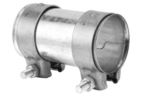 Złącze rury wydechowej 51 x 125 mm stal nierdzewna