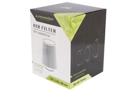 Filtr stożkowy Carmotion do 200KM 60-76mm zielony