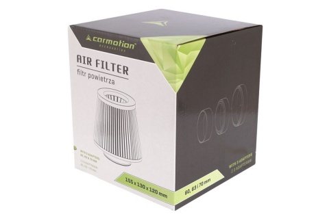 Filtr stożkowy Carmotion do 240KM 60-76mm niebieski