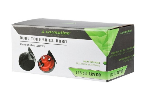 KLAKSON ŚLIMAK 2-TONOWY 12V 2szt. 115dB