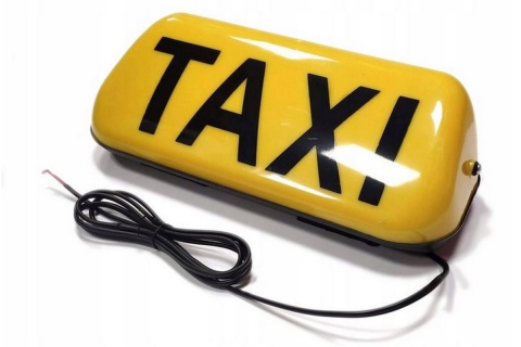 Kogut TAXI na magnes szpakówka lampa 12V 35CM