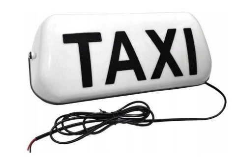 Kogut TAXI na magnes szpakówka lampa 12V 30CM