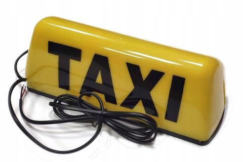 Kogut TAXI na magnes szpakówka lampa 12V 30CM
