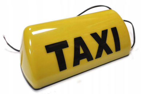 Kogut TAXI na magnes szpakówka lampa 12V 30CM