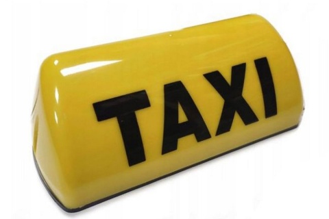 Kogut TAXI na magnes szpakówka lampa 12V 30CM