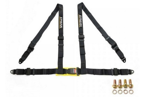Pasy sportowe 4 punktowe 2" EPMAN black