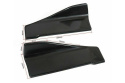 Uniwersalne lotki dokładki tylnego zderzaka black