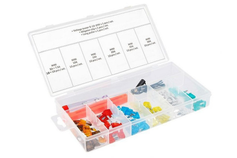 Bezpieczniki mini próbnik chwytak zestaw 92 sztuk