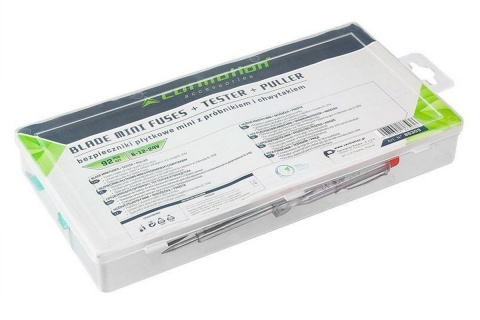 Bezpieczniki mini próbnik chwytak zestaw 92 sztuk