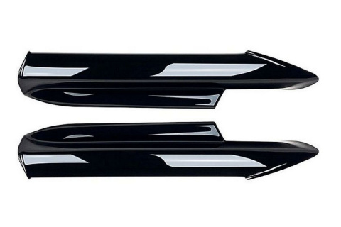 Dokładka zderzaka przód BMW E90 E91 2004-2008 FLAPSY czarny połysk