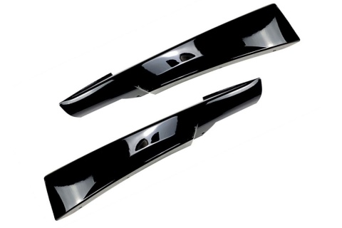 Dokładka zderzaka przód BMW E90 E91 2009-2012 FLAPSY czarny połysk