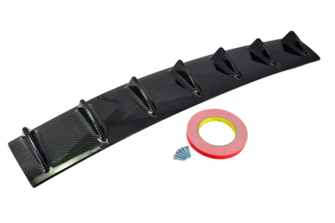 Dyfuzor dokładka zderzaka aerodynamiczna lip x7 carbon
