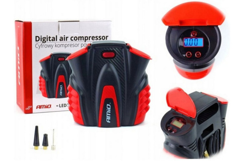 Kompresor samochodowy 12V 150 PSI 2 adaptery