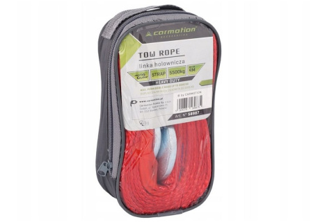 LINA LINKA HOLOWNICZA Z HAKAMI 4m 5500kg 5,5T TAŚMOWA