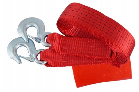 LINA LINKA HOLOWNICZA Z HAKAMI 4m 5500kg 5,5T TAŚMOWA