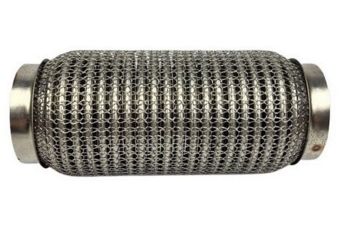 Łącznik elastyczny wydechu wzmocniony 2,5" 20cm nierdzewka