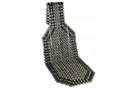 MATA KORALIKOWA KORALIKI NA SIEDZENIE SZARO-CZARNE