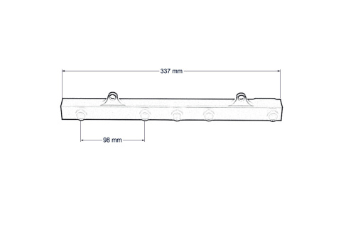 Listwa paliwowa NISSAN 200SX S14