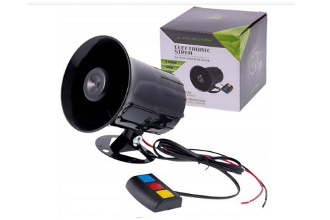 SYRENA KLAKSON 3 TONOWA 30W POLICJA STRAŻ TIR