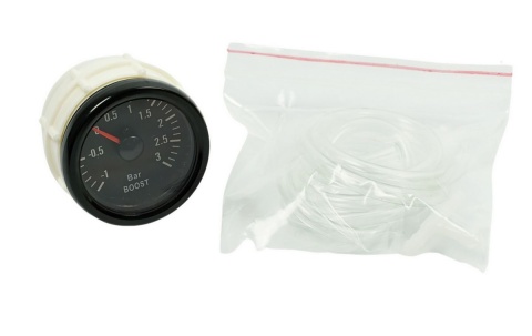 Zegar KET 52mm VDO Look TURBO 3.0 bar