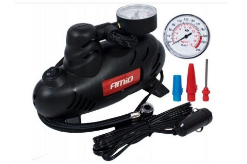 Zestaw naprawczy do opon + kompresor samochodowy 12V