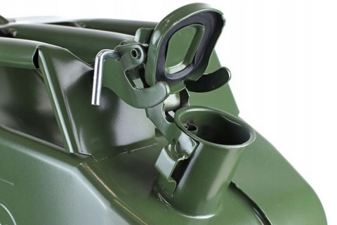 Kanister metalowy 20l na paliwo, olej, ropę, benzynę, wodę