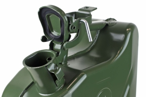 Kanister metalowy 10l na paliwo, olej, ropę, benzynę, wodę