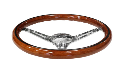 Kierownica drewniana 380mm offset 30mm