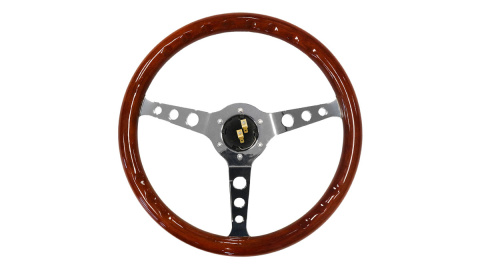 Kierownica drewniana 380mm offset 30mm