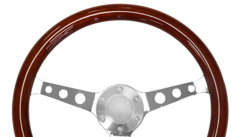 Kierownica drewniana 380mm offset 30mm