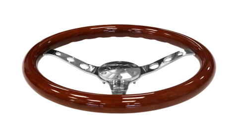 Kierownica drewniana 380mm offset 30mm