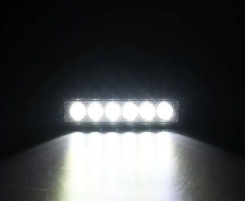 Lampa robocza led 18W 12-24V halogen panel