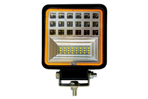 Lampa robocza led 126W 12-24V 3360LM halogen + obrysowa