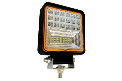 Lampa robocza led 126W 12-24V 3360LM halogen + obrysowa