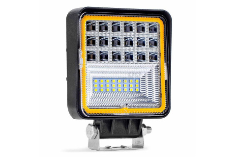 Lampa robocza led 126W 12-24V 3360LM halogen + obrysowa