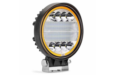 Lampa robocza led 72W 12-24V 2880LM halogen + obrysowa