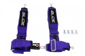 Pasy sportowe 4 punktowe 3" SLIDE purple