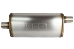 Tłumik środkowy sportowy 2,5'' / 63mm RBS CENTER OFFSET