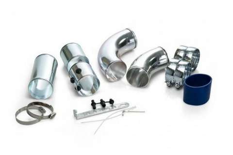 Układ dolotowy uniwersalny 76mm 3" CAI + filtr stożkowy do 240KM