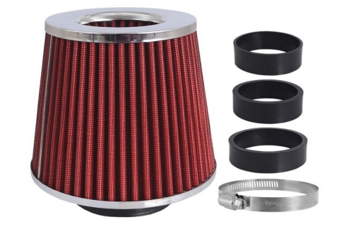 Układ dolotowy uniwersalny 76mm 3" CAI + filtr stożkowy do 240KM