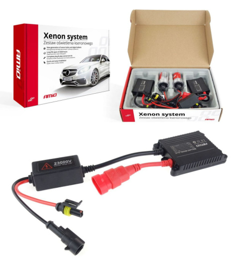 ZESTAW XENON H7 6000K HID ŻARNIKI SLIM