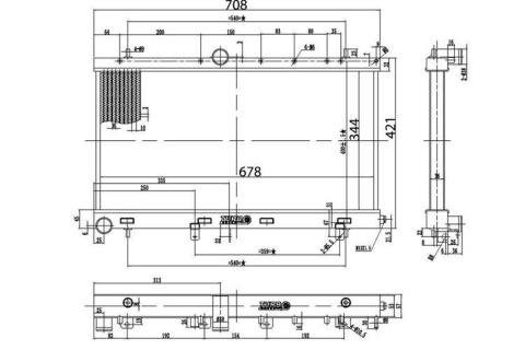 Chłodnica wody TurboWorks SUBARU IMPREZA GD 2002-2007 wersja A