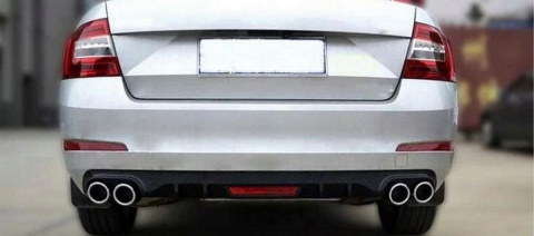 Dokładka zderzaka tył SKODA OCTAVIA MK3 2013+ dyfuzor