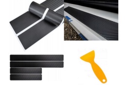 FOLIA NA PROGI NAKŁADKI LISTWA OZDOBNA CARBON + RAKLA