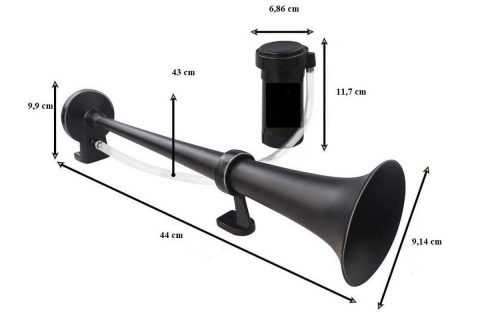 Klakson fanfara z kompresorem 12V