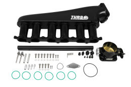 Kolektor ssący TOYOTA 1FZ z przepustnicą i listwą paliwową